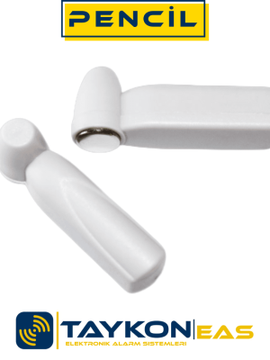 Pencil-AM-Alarm Pencil Alarm Etiketi A30 – AM 58 KHz Sert Güvenlik Etiketi